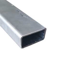 30x15x2 mm galvanized steel tube - deburred - no mitre