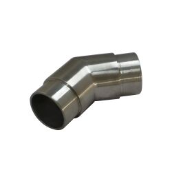 Corner elbow 135° stainless steel ground for...