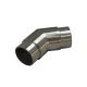 Corner elbow 135° stainless steel ground for D42.4x2mm pipes