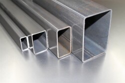 30x20x3 mm Rechteckrohr Vierkantrohr Stahl Profilrohr Stahlrohr bis 6000 mm nicht entgratet keine Gehrung