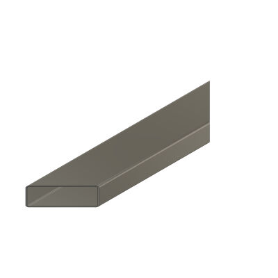 20x15x2 mm Rechteckrohr Vierkantrohr Stahl Profilrohr Stahlrohr bis 6000 mm entgratet Gehrung beidseitig (RE)
