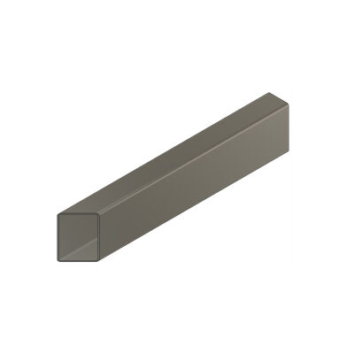 20x15x2 mm rectangular tube square tube steel profile tube steel tube up to 6000 mm not deburred mitre on one side (RA)