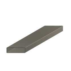 60x50x4 mm Rechteckrohr Vierkantrohr Stahl Profilrohr Stahlrohr bis 6000 mm nicht entgratet Gehrung beidseitig gleichlaufend (RF)