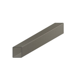 60x30x1,5 mm tubo rectangular tubo de perfil de acero tubo de acero hasta 6000 mm no Mitre igual en ambos lados (RC)