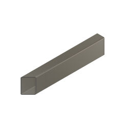 30x25x2 mm Rechteckrohr Vierkantrohr Stahl Profilrohr Stahlrohr bis 6000 mm nicht entgratet Gehrung einseitig (RA)