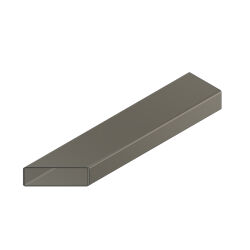 40x30x2 mm rectangular tube square tube steel profile tube steel tube up to 6000 mm no Mitre one-sided (RD)
