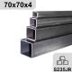 70x70x4 mm Steel pipe square pipe possible
