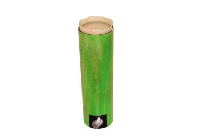Linterna de exterior Flame Green de 30 cm de altura se adapta a la columna de fuego