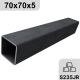 70x70x5 mm steel pipe square pipe no miter