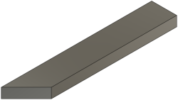 12x5 mm striscia dacciaio piatta in acciaio ferro piatto fino a 6000mm si Mitra unilaterale