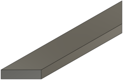 16x8 mm tira de acero plana hierro de acero hasta 6000mm si Mitre en ambos lados