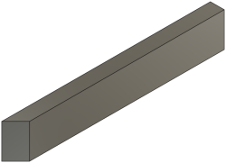 16x6 mm Flachstahl Bandstahl Flacheisen Stahl Eisen bis 6000mm nicht entgratet Gehrung einseitig stehend