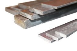 20x5 mm flat steel strip flat iron steel iron up to 6000mm no Mitre on both sides standing