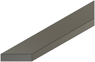 25x10 mm plat bandstaal plat ijzerstaal tot 6000mm nee Verstek aan beide zijden