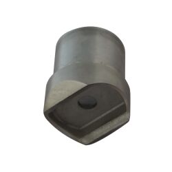 Support de main courante Rehausse de poteau Acier inoxydable V2A poli pour tube Ø33,7mm