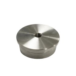 End cap flat stainless steel V2A ground for 42,4x2mm...