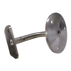 Handrail bracket movable stainless steel V2A ground as...