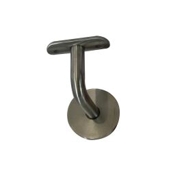 Handrail bracket stainless steel V2A polished with wall...