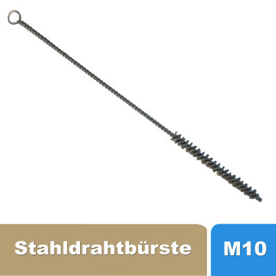 Stahldrahtbürste 10mm für Injektions- und Verbundmörtel