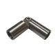 Junta de unión de tubos de acero inoxidable V2A rectificada para varillas de llenado de 12 mm