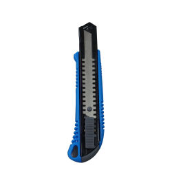 Abbrechmesser-18mm in blau-schwarzem Design