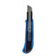 Couteau sécable-18mm en design bleu-noir
