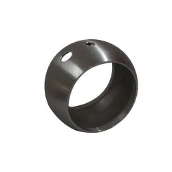 Porta anillos de acero inoxidable V2A pulido para pasamanos de 33,7x2mm