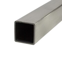 Stainless steel rectangular tube square 1.4301 240 grain...