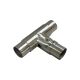 T-connector adjustable stainless steel V2A polished for Ø42,4x2mm handrails