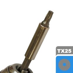 Bit TX-Sternantrieb T25 aus Stahl