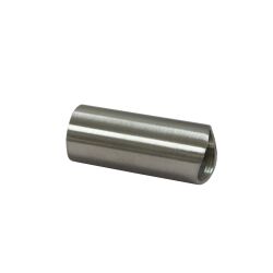 Spacer sleeve 120mm stainless steel V2A ground for 42.4x2mm round tube 45 mm