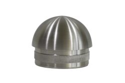 Tappo terminale in acciaio inox V2A rettificato per corrimano Ø42,4x2mm
 Per tubo tondo Ø 42,4 x 2 mm