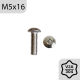 M5x16 Stainless Steel Hexagon Socket Head Screw - 10 pcs.