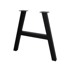 Tafel Knee Anke - A50 gemaakt van poeder-coated staal in zwart (Ral 9005)
