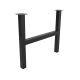 Hannah, H70 gemaakt van poeder-coated staal met gipslassen in anthracie (Ral 7016)