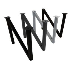 Tischkufe Norbert- Das Tischgestell in N-Form nach Maß | 1 Stück