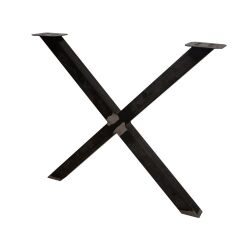 Tischkufe Xavier - X50 aus pulverbeschichtetem Stahl mit...