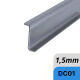Profilo in acciaio Z Protezione bordo in lamiera di acciaio da 1,5 mm piegata a dimensione