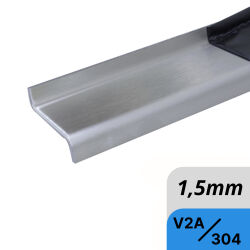 stainless steel Z-profile edge protection from 1.5mm...