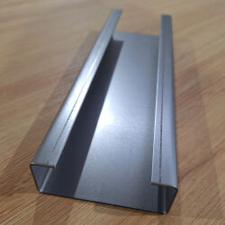 C-profile made of 1.5mm steel sheet bent