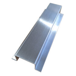 hat profile to measure from 1.5mm aluminum sheet and with...