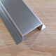 Hat profile to measure bent from 3mm aluminum sheet and with visible side outside