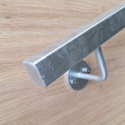 Stainless steel handrail made of square pipe