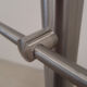 RG01 - Ringhiera in acciaio inox ad angolo con rivestimento in polvere opzionale di post