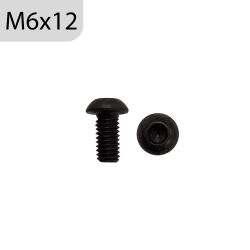 M6x12 Stainless steel lens head screw with strength class...