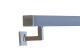 Edelstahl Handlauf Viereckig V2A geschliffen Treppenhandlauf 400-6000mm 35 x 35 x 2 mm 600mm