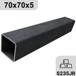 70 x 70 x 5 up to 1000 mm Square tube Steel profile pipe...