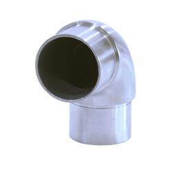Conector de tubo de racor de acero inoxidable doblado en versión de 90 grados