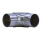 Stainless Steel Corner Fitting Pipe Connector Bent 90 Degree Version AISI 304 for round tube 42,4 mm