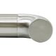 Edelstahl Handlauf Endbogen Endkappe Klebefitting V2A für Rundrohr 42,4 mm